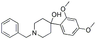 1-BENZYL-4-(2,4-DIMETHOXY-PHENYL)-PIPERIDIN-4-OL Struktur