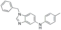 (1-BENZYL-1H-BENZOIMIDAZOL-5-YL)-P-TOLYL-AMINE Struktur