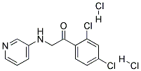 1-(2,4-DICHLORO-PHENYL)-2-(PYRIDIN-3-YLAMINO)-ETHANONE DIHYDROCHLORIDE Struktur