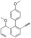 1-(1-METHOXY-BUT-3-ENYL)-2-(4-METHOXYPHENYL)ETHYNYL-BENZENE Struktur