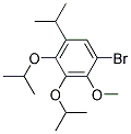 1-BROMO-3,4-DIISOPROPOXY-5-ISOPROPYL-2-METHOXY-BENZENE Struktur