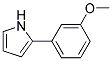 2-(3-METHOXY-PHENYL)-1H-PYRROLE Struktur