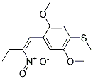 1-(2,5-DIMETHOXY-4-METHYLTHIOPHENYL)-2-NITRO-1-BUTENE Struktur