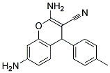 2,7-DIAMINO-4-P-TOLYL-4H-CHROMENE-3-CARBONITRILE Struktur