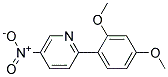 2-(2,4-DIMETHOXY-PHENYL)-5-NITRO-PYRIDINE Struktur