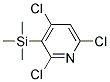 2,4,6-TRICHLORO-3-TRIMETHYLSILANYL-PYRIDINE Struktur