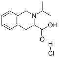 2-ISOPROPYL-1,2,3,4-TETRAHYDRO-ISOQUINOLINE-3-CARBOXYLIC ACID HYDROCHLORIDE Struktur