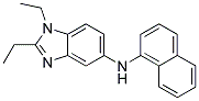 (1,2-DIETHYL-1H-BENZOIMIDAZOL-5-YL)-NAPHTHALEN-1-YL-AMINE Struktur