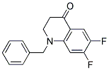 1-BENZYL-6,7-DIFLUORO-2,3-DIHYDRO-1H-QUINOLIN-4-ONE Struktur