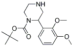 2-(2,3-DIMETHOXY-PHENYL)-PIPERAZINE-1-CARBOXYLIC ACID TERT-BUTYL ESTER Struktur