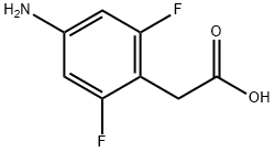 2-(4-AMINO-2,6-DIFLUOROPHENYL)ACETIC ACID Struktur