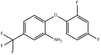 2-(2,4-DIFLUOROPHENOXY)-5-(TRIFLUOROMETHYL)ANILINE Struktur