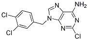 2-CHLORO-9-(3,4-DICHLORO-BENZYL)-9H-PURIN-6-YLAMINE Struktur