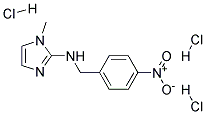 (1-METHYL-1H-IMIDAZOL-2-YL)-(4-NITRO-BENZYL)-AMINE TRIHYDROCHLORIDE Struktur