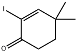 2-IODO-4,4-DIMETHYL-CYCLOHEX-2-ENONE Struktur