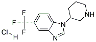 1-(PIPERIDIN-3-YL)-5-(TRIFLUOROMETHYL)-1H-BENZO[D]IMIDAZOLE HYDROCHLORIDE Struktur