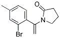 1-[1-(2-BROMO-4-METHYLPHENYL)VINYL]-PYRROLIDIN-2-ONE Struktur