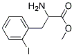 2-AMINO-3-(2-IODO-PHENYL)-PROPIONIC ACID METHYL ESTER Struktur