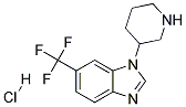 1-(PIPERIDIN-3-YL)-6-(TRIFLUOROMETHYL)-1H-BENZO[D]IMIDAZOLE HYDROCHLORIDE Struktur