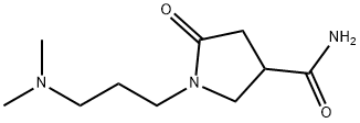 1-[3-(DIMETHYLAMINO)PROPYL]-5-OXOPYRROLIDINE-3-CARBOXAMIDE Struktur