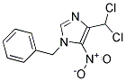 1-BENZYL-4-DICHLOROMETHYL-5-NITRO-1H-IMIDAZOLE Struktur