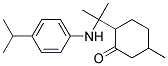 2-[1-(4-ISOPROPYL-PHENYLAMINO)-1-METHYL-ETHYL]-5-METHYL-CYCLOHEXANONE Struktur