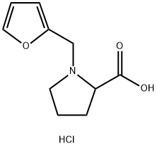 1-FURAN-2-YLMETHYL-PYRROLIDINE-2-CARBOXYLIC ACID HYDROCHLORIDE Struktur