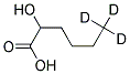 2-HYDROXYHEXANOIC-6,6,6-D3 ACID Struktur
