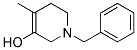 1-BENZYL-4-METHYL-1,2,5,6-TETRAHYDRO-PYRIDIN-3-OL Struktur