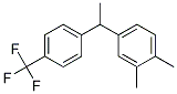 1,2-DIMETHYL-4-[1-(4-TRIFLUOROMETHYL-PHENYL)-ETHYL]-BENZENE Struktur