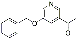 1-[5-(BENZYLOXY)PYRIDIN-3-YL]ETHANONE Struktur