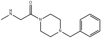 1-(4-BENZYL-PIPERAZIN-1-YL)-2-METHYLAMINO-ETHANONE Struktur