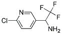 1-(6-CHLORO-PYRIDIN-3-YL)-2,2,2-TRIFLUORO-ETHYLAMINE Struktur