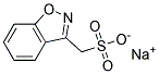 1,2-BENZISOXAZOLE-3-METHANESULFONATE SODIUM  Struktur