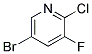 2-Chloro-3-Fluoro-5-Bromo-Pyridine Struktur