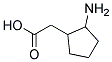 2-Aminocyclopentyl-Acetic Acid Struktur