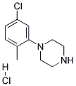 1-(5-Chloro-2-Methylphenyl)Piperazine HCl Struktur