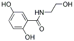 2,5-Dihydroxy Benzoic Acid Ethanolamide Struktur