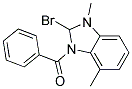 1-Methyl-3-benzoyl methyl benzimidazole bromide Struktur