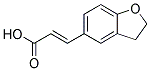 (2E)-3-(2,3-Dihydrobenzo[b]furan-5-yl)propenoic acid Struktur