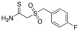 2-(4-Fluorobenzylsulphonyl)thioacetamide Struktur