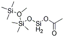 1,1,1,2,3,3 3-HEPTAMETHYLACETOXYTRISILOXANE 97% Struktur