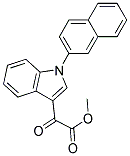 (1-NAPHTHALEN-2-YL-1H-INDOL-3-YL)-OXO-ACETIC ACID METHYL ESTER Struktur