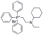 [2-(CYCLOHEXYL-ETHYL-AMINO)-ETHYL]-TRIPHENYL-PHOSPHONIUM, BROMIDE Struktur