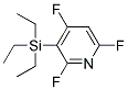 2,4,6-TRIFLUORO-3-TRIETHYLSILANYL-PYRIDINE Struktur