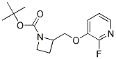 2-[[(2-FLUORO-3-PYRIDINYL)OXY]MEHTYL]-1-AZETIDINECARBOXYLIC ACID 1,1-DIMETHYLETHYL ESTER Struktur