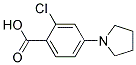 2-CHLORO-4-PYRROLIDIN-1-YL-BENZOIC ACID Struktur