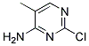 2-CHLORO-5-METHYLPYRIMIDIN-4-AMINE Struktur