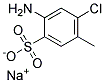 2-Amino-4-Chloro-5-Methylbenzenesulfonic Acid Sodium Salt Struktur