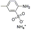 2-amino-5-methylbenzenesulfonic acid ammonium salt Struktur